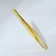 Direct, wide tweezers, 8.5 cm, golden color
