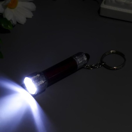 Flashlight 3 LEDs on a ring 11 x 1.5 cm mix-3