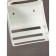Regular toilet paper holder, 15.5 × 12.2 × 13.5 cm, white cloud color