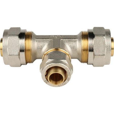 The STOUT SFS-0010-262026 tee, D = 26x20x26 mm, for metal-plastic pipes, screw-1