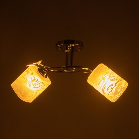 Cell chandelier "Symphony" 2x40W E27 Color: Chrome-2