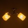 Cell chandelier "Symphony" 2x40W E27 Color: Chrome