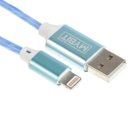 Mybit, Lightning - USB, dynamic LED backlight, 2 A, 1 m, only charging-1