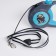 Roulette "Piggon" with a rubberized handle, 3 m, up to 15 kg, cable, gray-blue