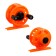 Inertial coil, plastic, diameter 5 cm, orange color, 108