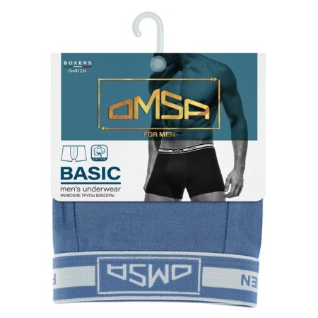 Men's Boxers Omsa 1234, size 48, Jeans color-2