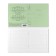 Notebook of 12 sheets in the slanting line of Erichkrause "Coverpro classics" with a plastic cover green,