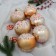 Christmas tree toys, New Year's balls, plastic, di-10 cm set, 6 pcs "New Year's delight" Gold