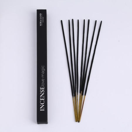 Incense "Inkense Love Magic", 8 wands in packaging, four -grade Sima Home