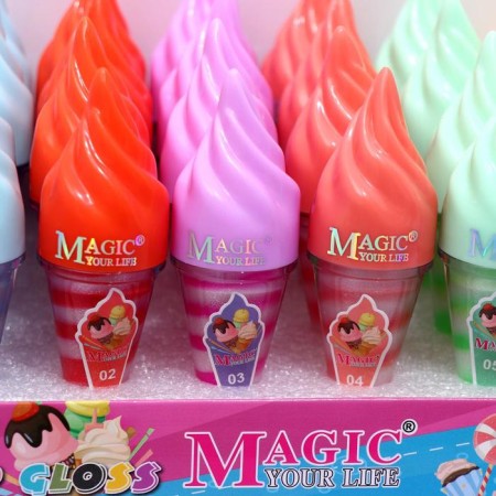 Lip gloss "ice cream", a mix of flowers and aromas-3