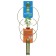Support for plants, 3 rings, h = 45 cm, d = 18-16-14 cm, metal