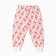 Kit (blouse, pants), peach/flamingos color, height 68 cm