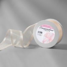 The tape is decorative, nylon/satin, 40 mm, 18 ± 1 m, yellow color