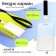 Baig-carman is vertical, transparent, plastic, external 112x68mm, internal 85x54mm, tape 80x1.5cm.