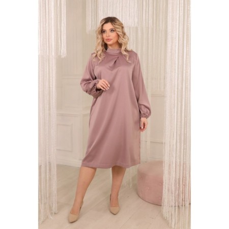 Women's dress, size 50, pink color-6