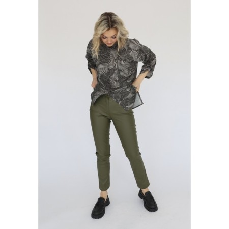 Брюки кожаные, размер 50-3