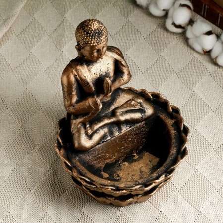 Climb "Buddha Mediting" bronze, 24cm-4
