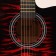 Acoustic guitar Music Life QD-H40Q-HW, Red