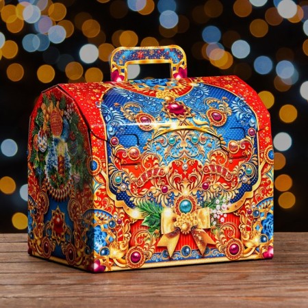 Gift box "Gems", chest, 28 x 20 x 25 cm-1