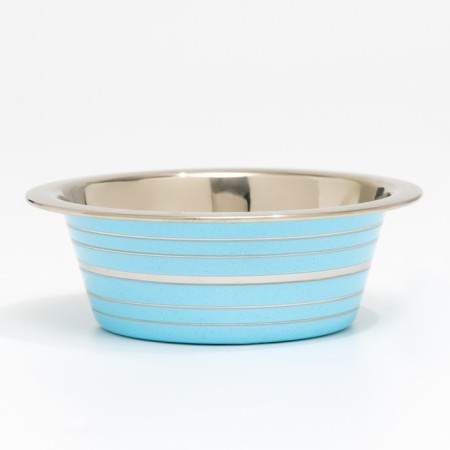 Standard color bowl with strip, 225 ml, blue-1