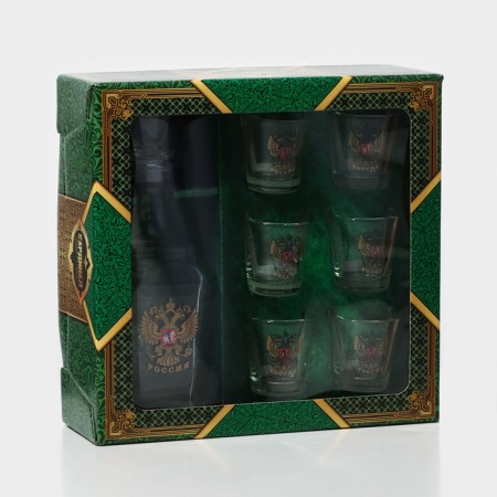 Glass set for wine "Eagle", 50 ml, 7 items-9