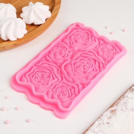 Mold "Rosary", silicone, 17 × 10.5 × 1 cm, color mix-2