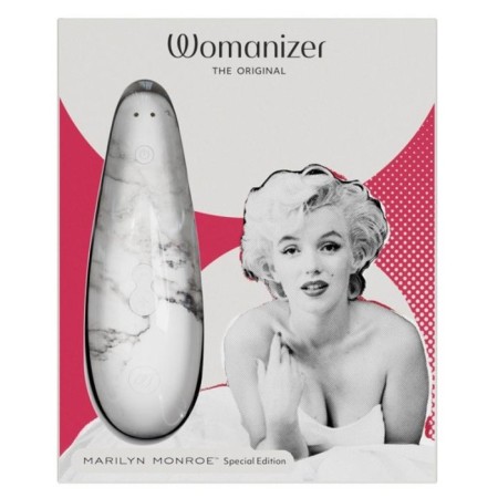 Contactly clitore stimulator Womanizer Marilyn Monroe, marble-white