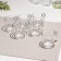Set of mugs, glass, d = 8 cm, h = 8 cm, 190 ml, 6 pcs