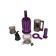JM4700/SP juicer juicer, approximate, 150 watts, 0.5/0.5 l, 70 rpm, black-violet