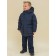 Jacket for boys, height 134 cm, dark blue color