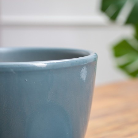 Flower-gray flower pot, 1 liter-2