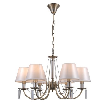 Ceiling light Gerhort G11095/6AB WT, 6x40W, E14, 80x65x65 cm, bronze color-1