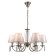 Ceiling light Gerhort G11095/6AB WT, 6x40W, E14, 80x65x65 cm, bronze color