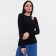 Women's longing, black color, size 46 (l)