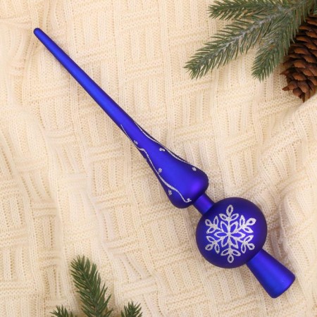 Top "Frosty Snowflake" 5.5x28 cm, blue