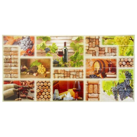PVC panel faceted rectangle wine cellar 960*480
