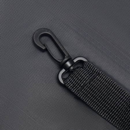 A backpack for carrying animals with a viewing window, black-12