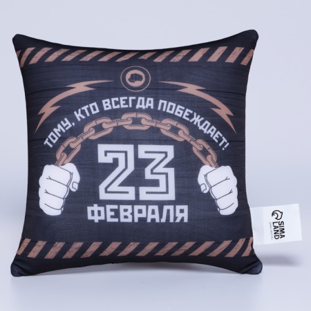 Antistress pillow decorative "February 23"-1