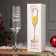 A glass for champagne “There is no time to explain pour, and make a guess”, 200 ml, neckline