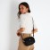 Bag Cross-Bodi with a zipper, black color