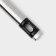 Small heap with a fargo shares, 23.5 × 5 × 2 cm, stainless steel, color is silver, black