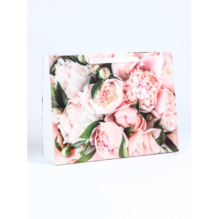 Package Gift Laminated Horizontal "White Budons", L 40 × 31 × 14 cm-1