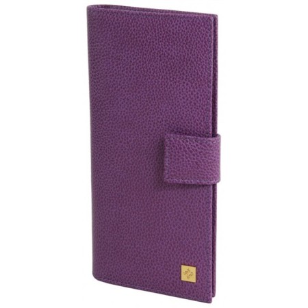Wallet, 18.6 x 1 x 9.5 cm, purple color, Optima Purpur series