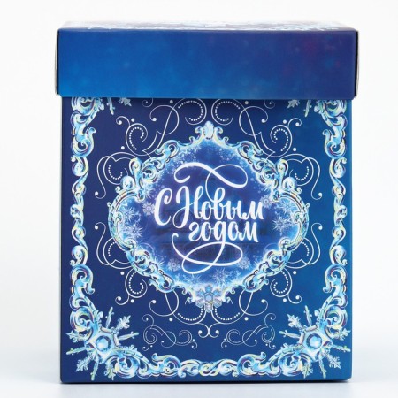 Folding box with 3D effect "Fairy Tale", 11 x 11 x 13 cm, New Year-4