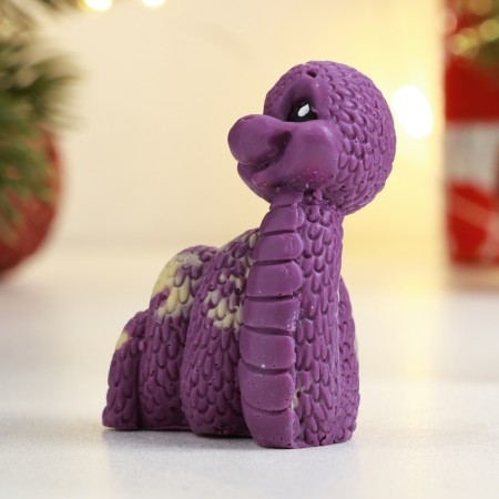 Figure soap "Snake of Malenka" purple with yellow spots-1