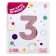 Foil ball 40 "number 3", dusty rose Slim