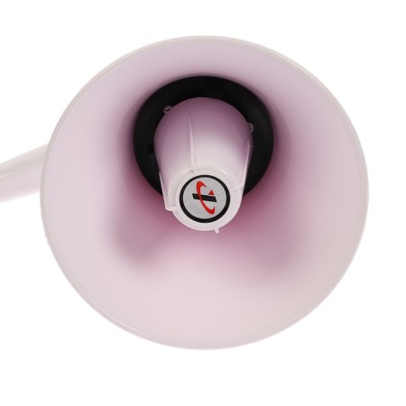 Megaphone manual RAD-01, 15 W, range up to 200 m, recording 10 sec, 3 modes white-1