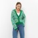 Cardigan female, dark green color, one size (42-46)