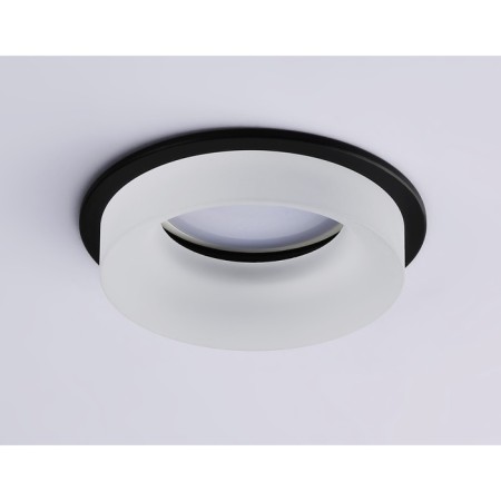 Lamp built -in spot Ambrella Techno Spot Acrylic Frost TN1303, GU5.3, Black color, white matte-3