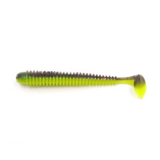 Vibro-high-high Yaman Pro Betta, 8.9 cm, color #32-Black Red Flake, packaging 8 pcs.